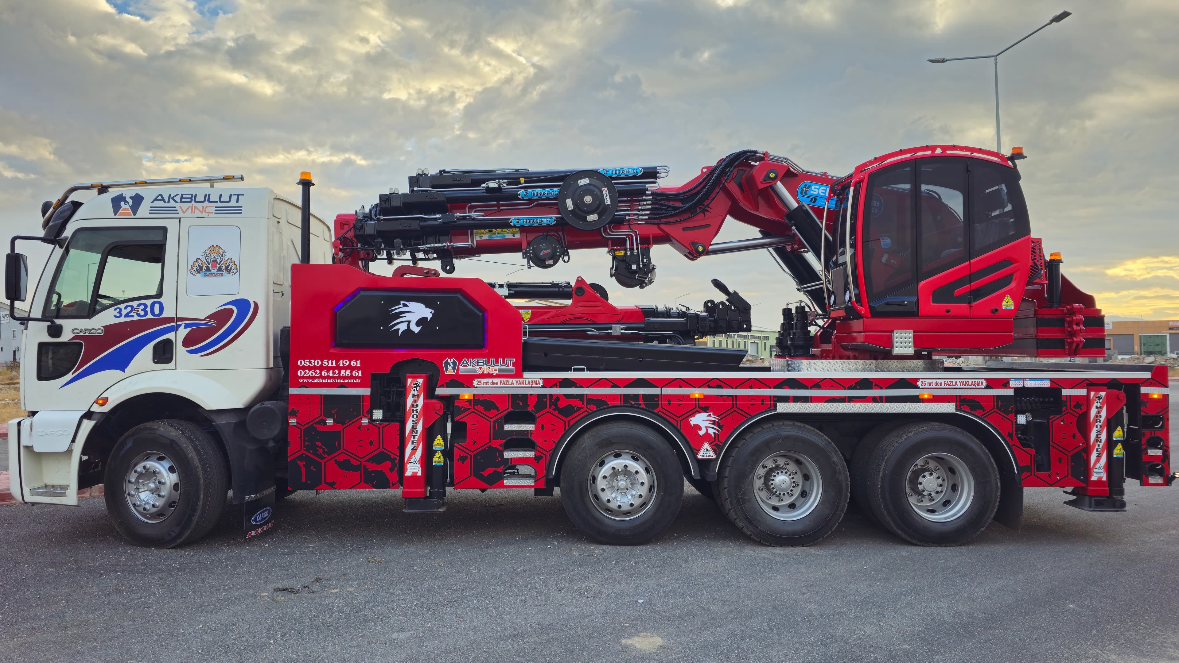 Katlanır Bomlu Vinçler HS 105 L6+L5 DİNGİL ÜSTÜ kucuk gorsel 2